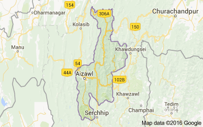 Aizawl district, Mizoram